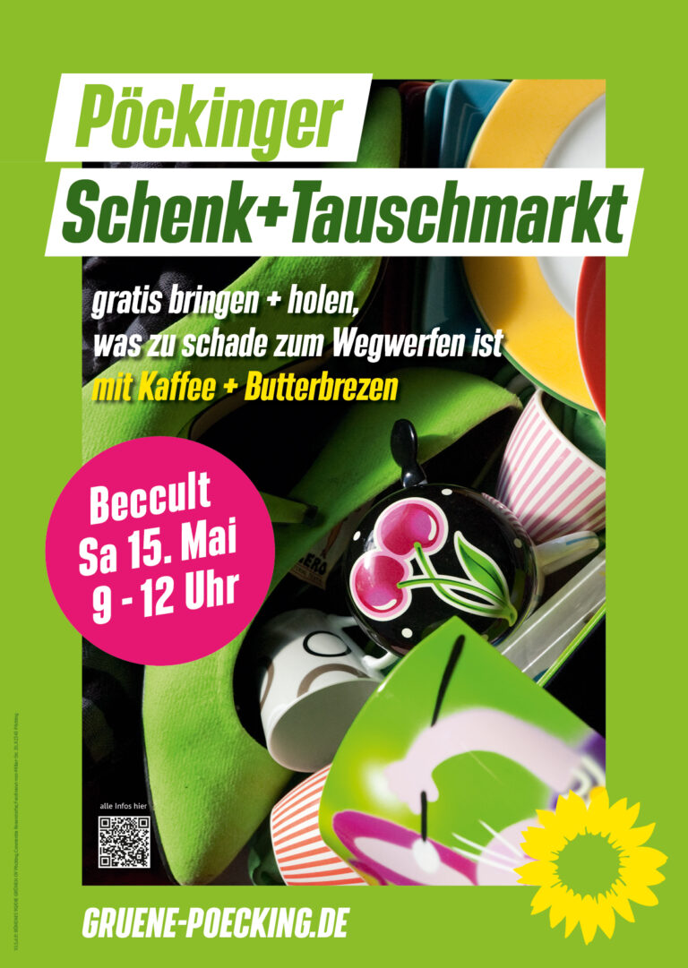 Pöckinger Schenk- und Tauschmarkt am Samstag 15. Mai 2027